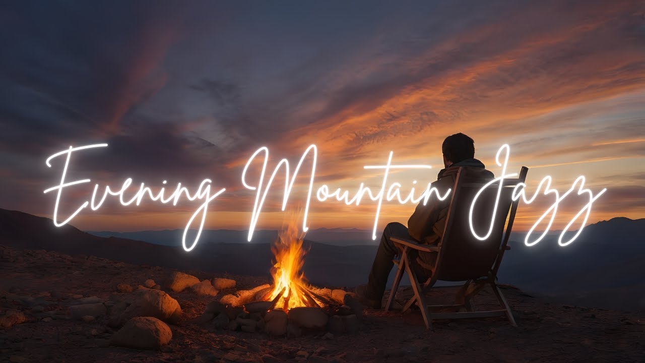 RELAXING Evening Jazz in the Mountains