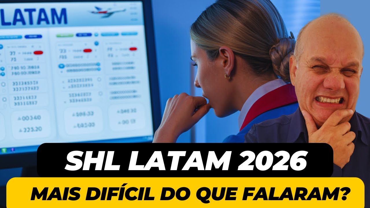 Começou a VAZAR as Questões do SHL Latam 2026! Várias Novidades