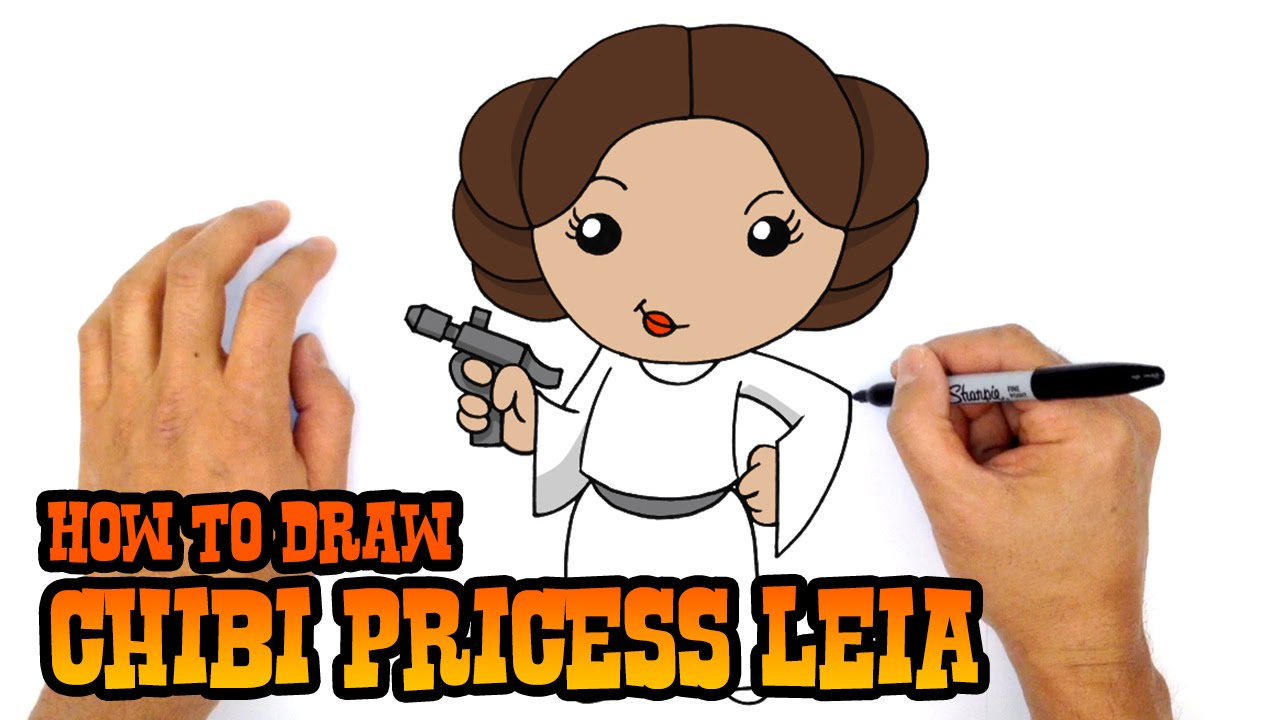 How to Draw Star Wars | Princess Leia