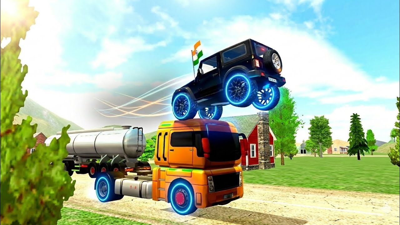 Modified Mahindra 😈Thar Car Games: Indian Cars (Gadi Wala Game) - Car Game Android Gameplay⚡ 2026