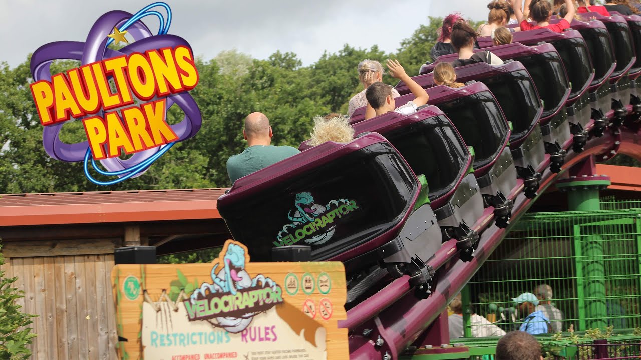 Velociraptor at Paultons Park Full Experience (Dec 2021) [4K]
