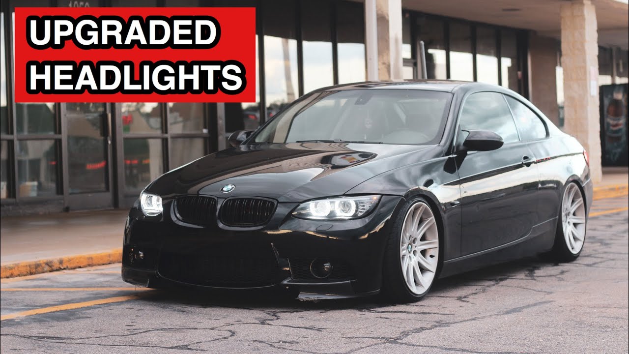 INSTALLING CUSTOM HEADLIGHTS FOR MY BMW E92