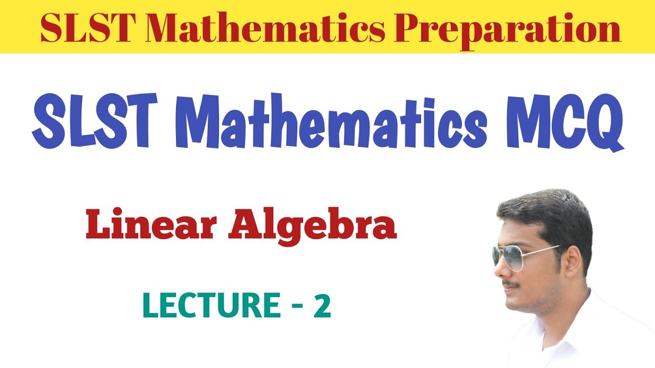 #2. WB SLST Mathematics MCQ || Linear Algebra || Vector Space || WBCSSC