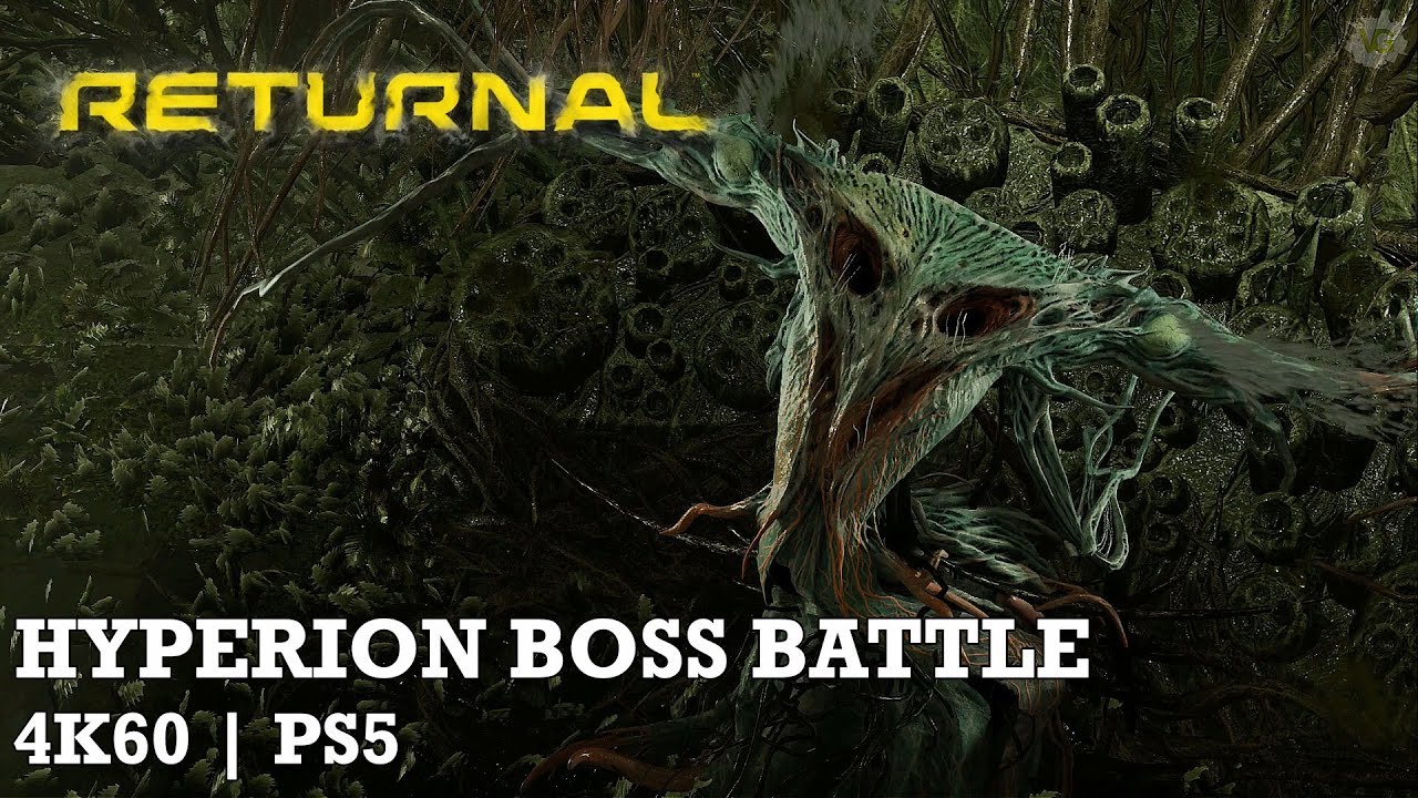 HYPERION BOSS Battle - RETURNAL | Playstation 5, No Commentary, 4K60 [SPOILER WARNING]