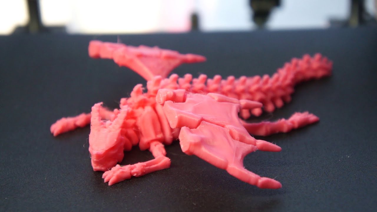 3D Printing - Articulated Skeleton Dragon