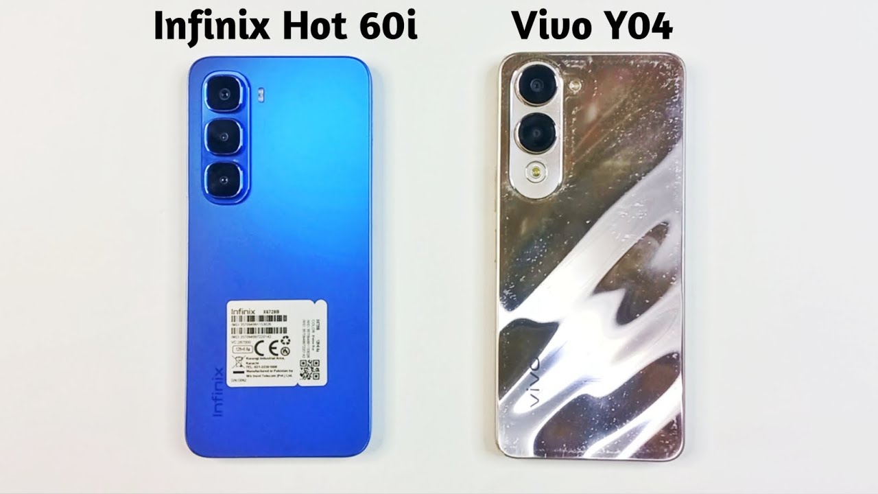 Infinix Hot 60i Vs Vivo Y04 | Speed Test
