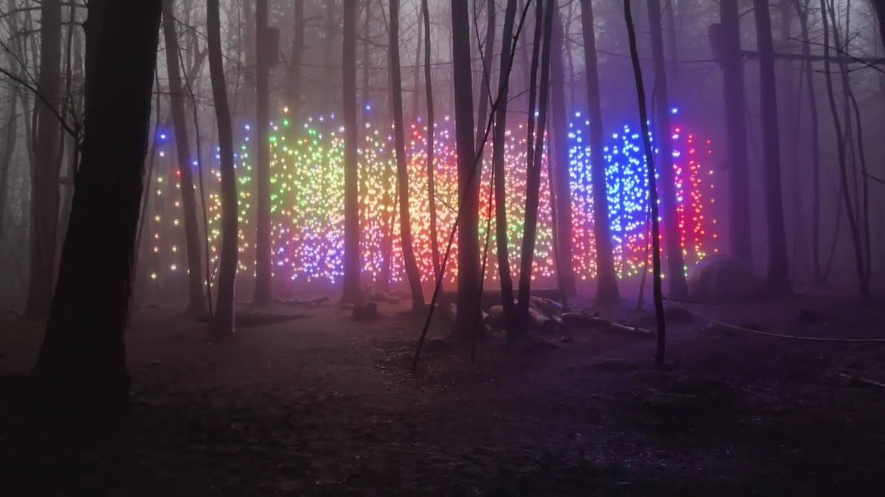 Calm, ambient walk in Nordic Pixel Forest