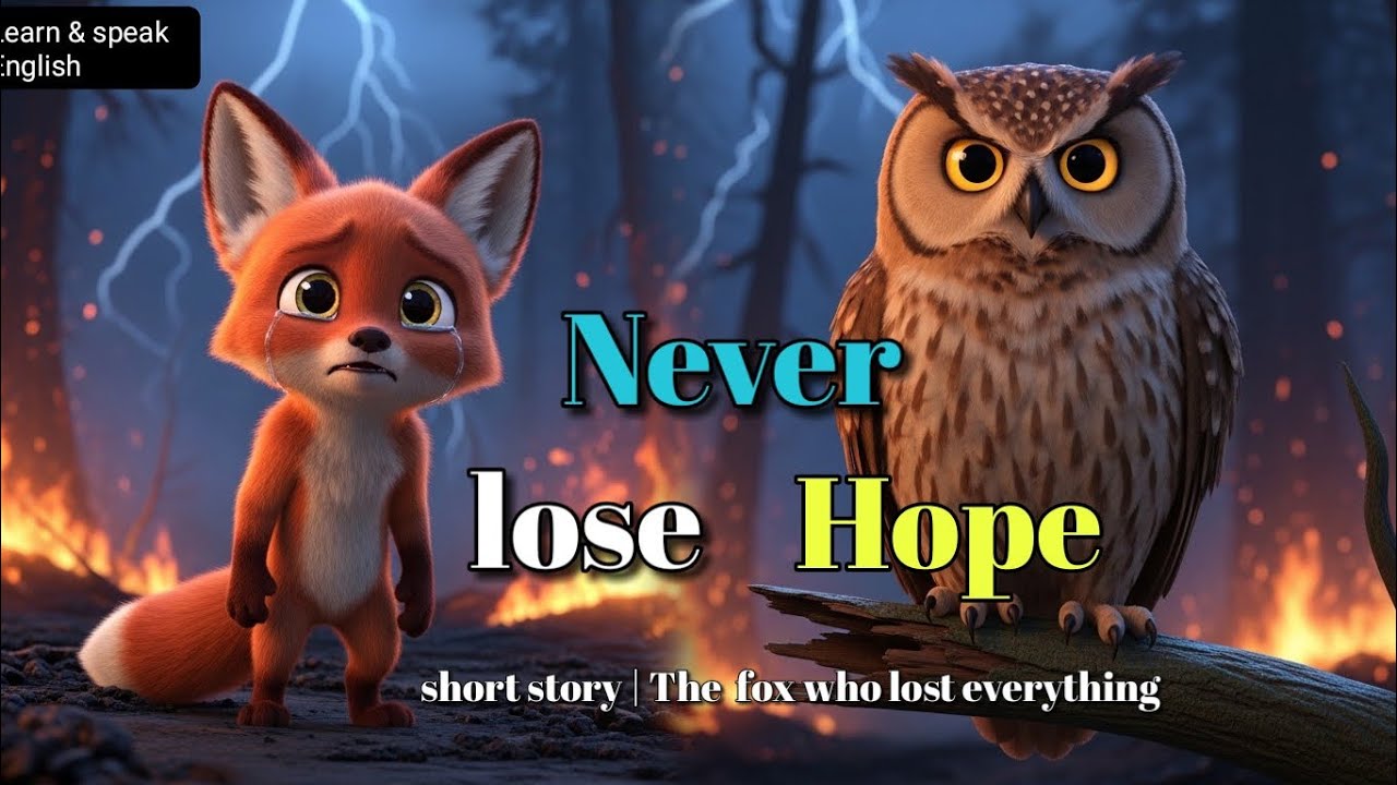 Never loose yourself| The fox who lost everything | Moral English story |  Motivationalstory 