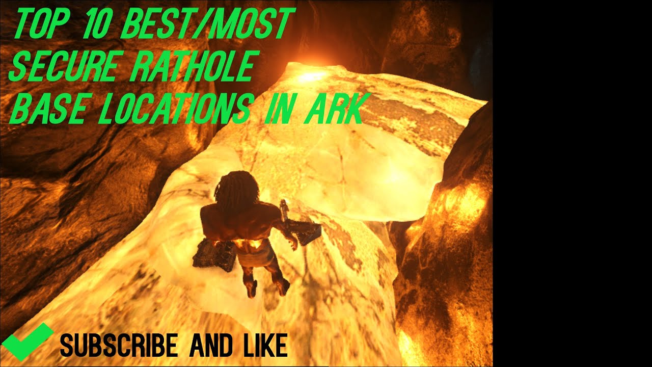 TOP 10 MOST SECURE RATHOLES IN ALL OF ARK