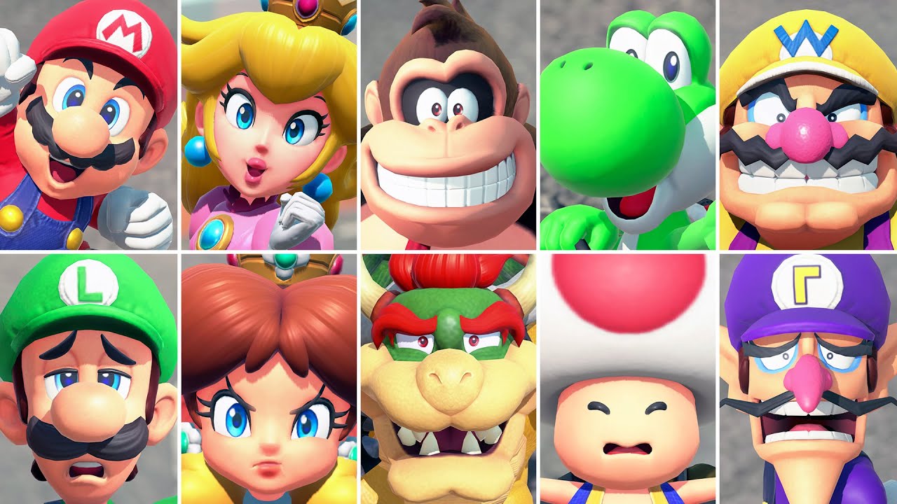 【マリオカート ワールド】ゴールモーション集（敗北、勝利、大勝利）全50キャラ【マリカワールド】