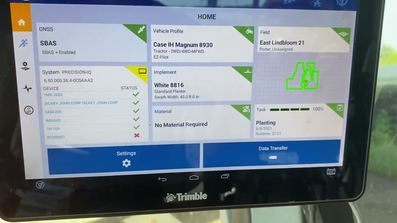 Trimble Precision IQ Display WAAS Satellite Changeover (TMX-2050/GFX-750/GFX-350)