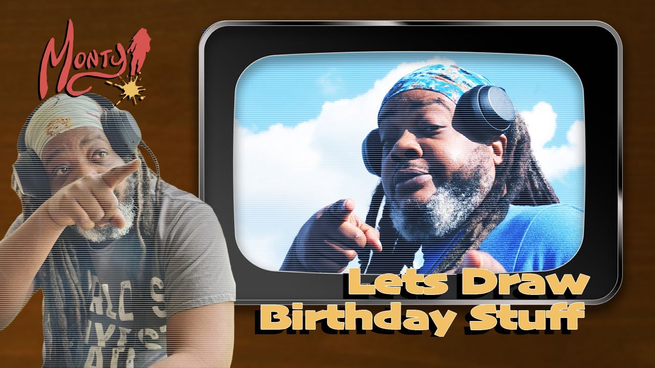 Live Art Stream: Let's Draw Birthday Stuff