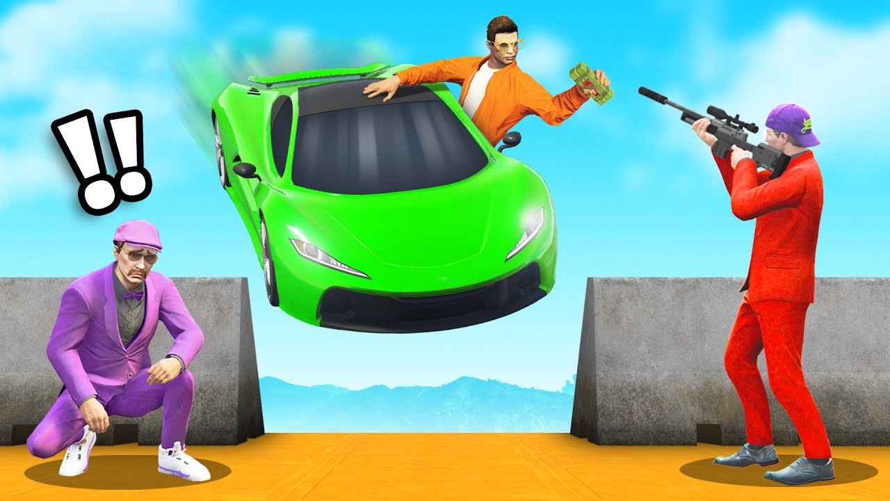 SNIPERS vs CARS is DANGEROUS in GTA 5!