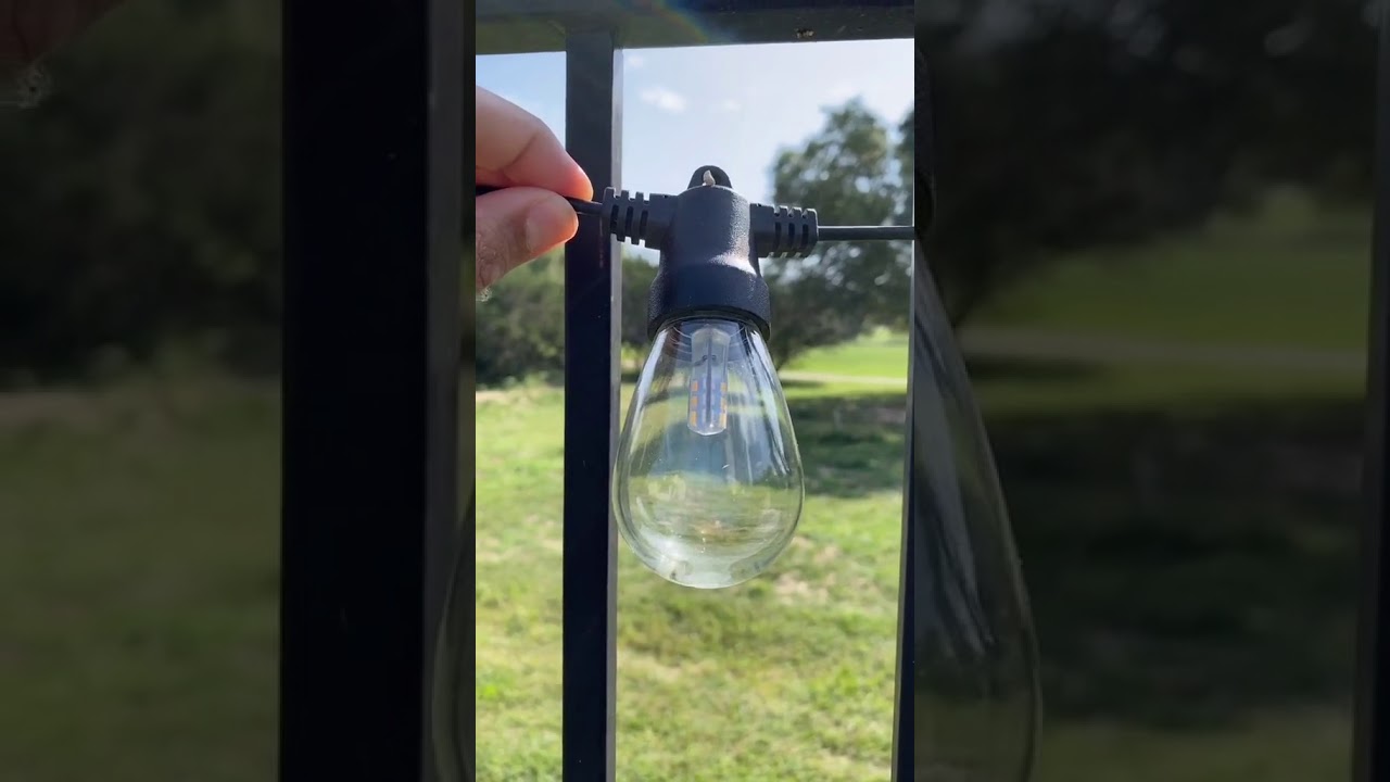 Best Outdoor Solar String Lights for Your Backyard #shorts