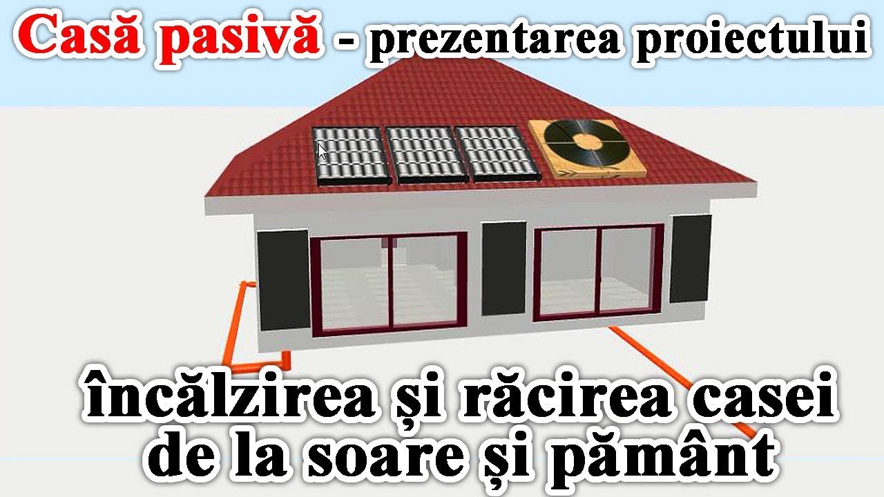 Casa pasiva – Proiectul pentru incalzirea si racirea casei de la soare si pamant