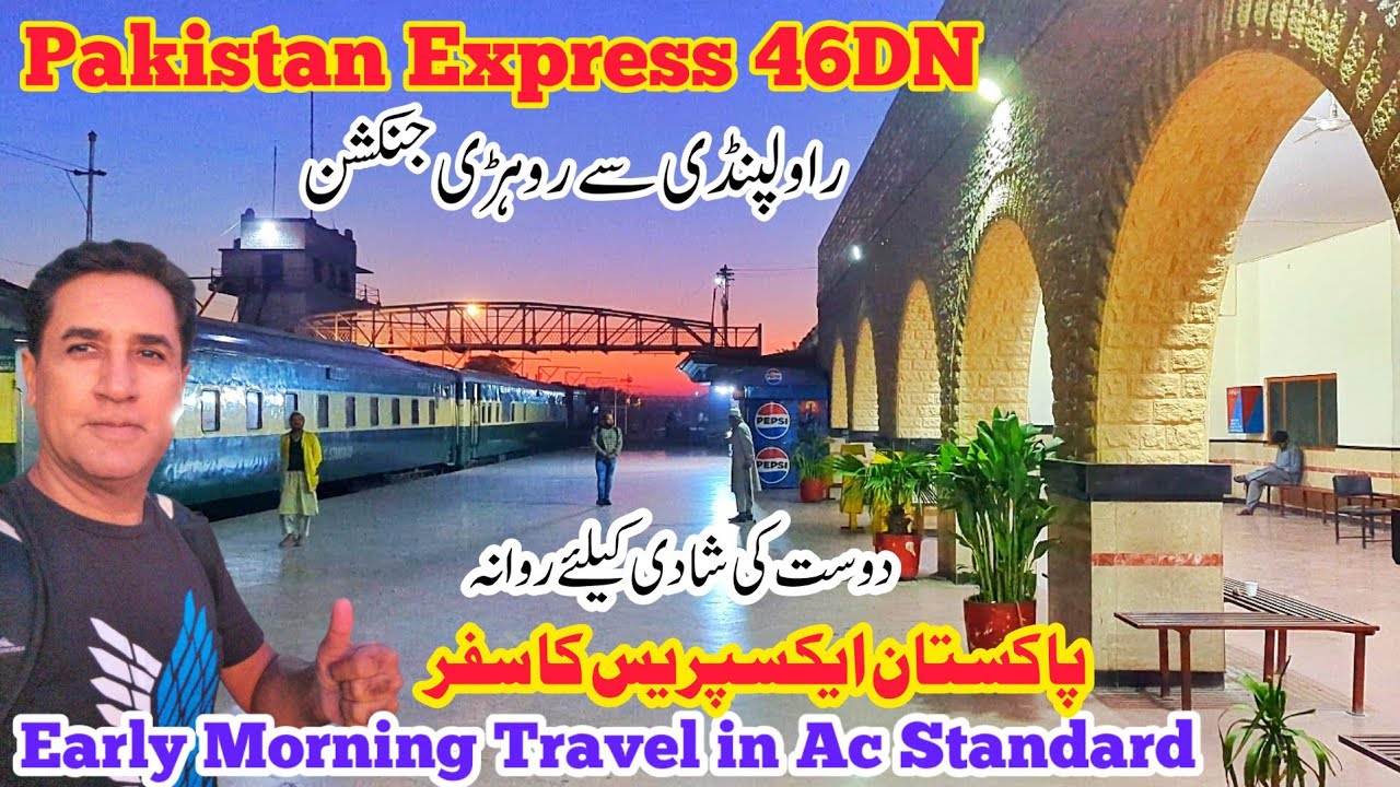 Pakistan Express Early Morning Travel in Ac Standard class | Rawalpindi to Rohri Junction