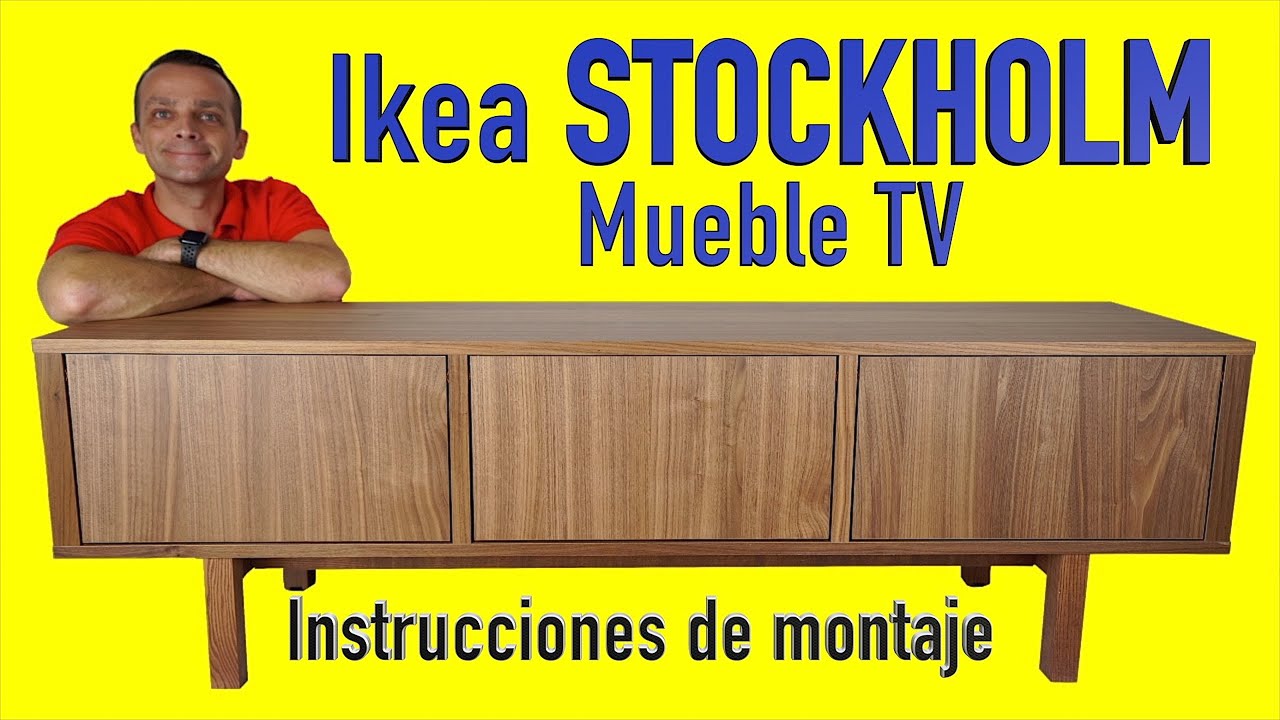 Ikea STOCKHOLM Mueble TV Instrucciones de montaje