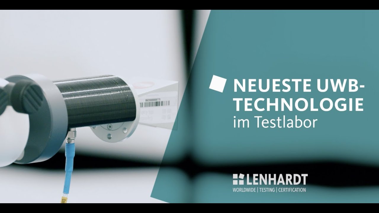 UWB-Messungen f&uuml;r Prototypen im Pr&uuml;flabor
