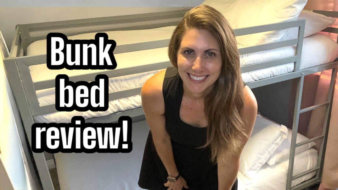Mom's Review: DHP Miles Metal Bunk Bed - Full over Full | Space-Saving Solution for Siblings!