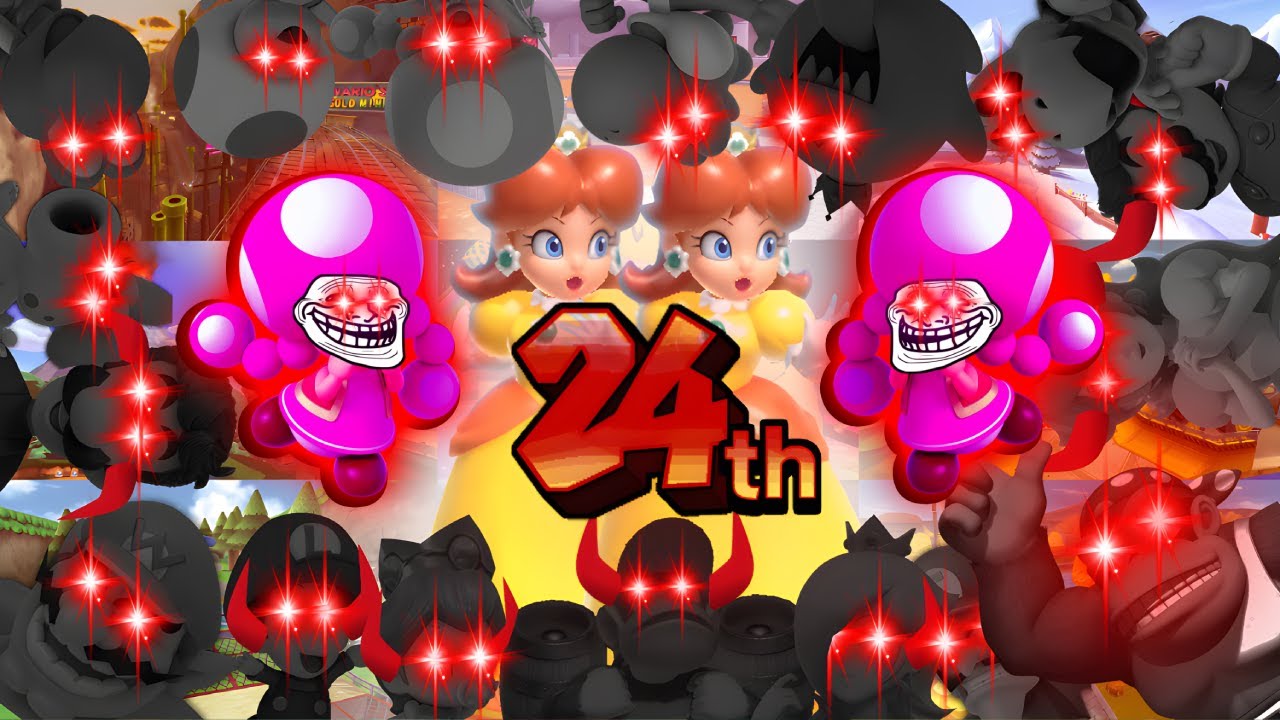 Mario Kart Impossible Challenge: Attempting to win a All-Cup Tour with 24 player Impossible CPUS #3