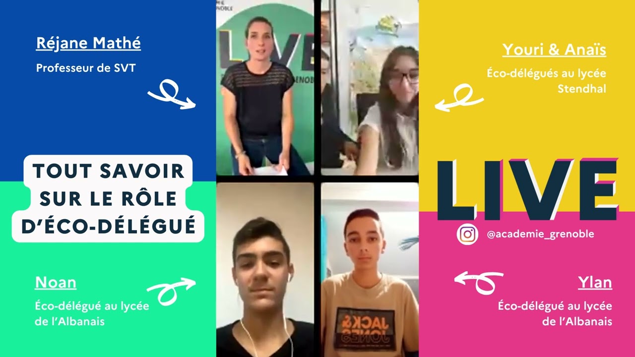 Live consacré aux éco-délégués // Rediffusion du 16.10.2024