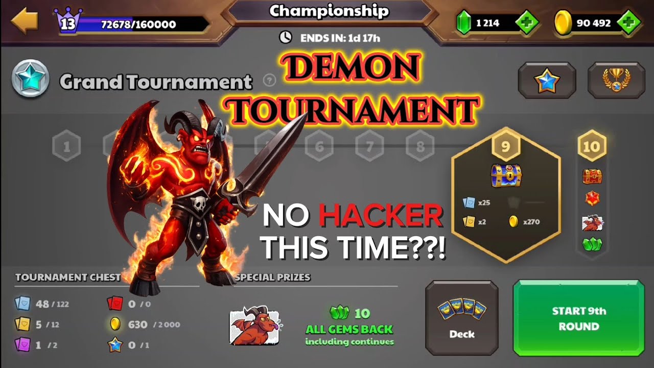Demon Tournament with DOUBLE DEMON Deck | Castle Crush Tournament Deck