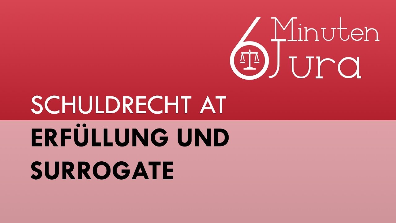 Erf&uuml;llung und Surrogate #3