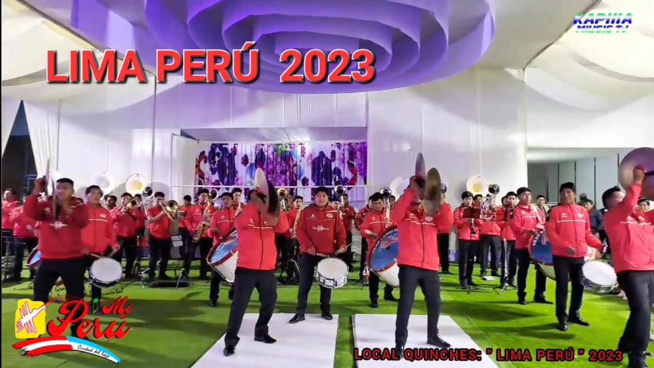 𝗥𝗲𝗰𝗲𝗽𝗰𝗶𝗼𝗻 𝗱𝗲 𝗹𝗮 𝗯𝗮𝗻𝗱𝗮 𝗶𝗻𝘀𝘁𝗿𝘂𝗺𝗲𝗻𝘁𝗮𝗹 𝗠𝗶 𝗣𝗲𝗿𝘂 2023 LIMA PERÚ MATRIMONIO  DE 𝘿𝘼𝙑𝙄𝘿_𝙔_𝙍𝙀𝙂𝙄𝙉𝘼