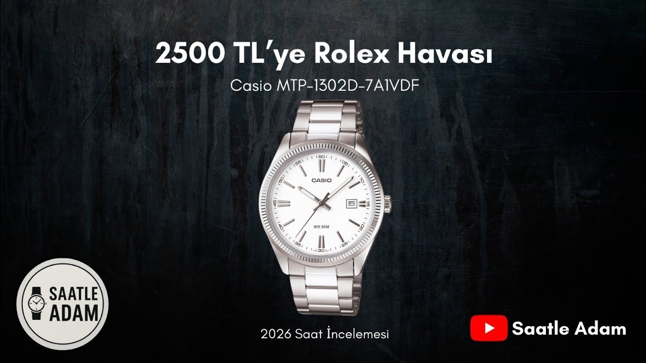 2500 TL’ye Rolex Havası: Casio MTP-1302D-7A1VDF  (2026 Fiyat/Performans İncelemesi)