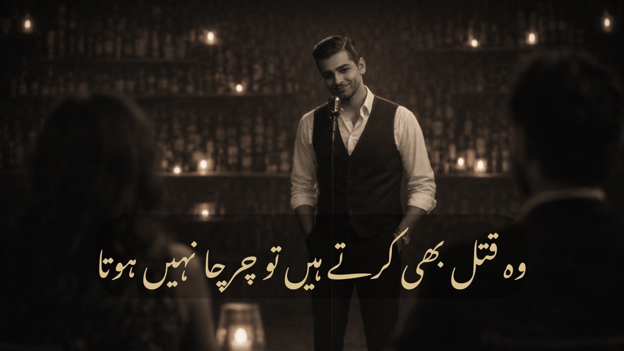 Hum Aah Bhi Karte Hain Tu Ho Jate Hain Badnam: Ghamza Nahi Hota | #ghazal #urdupoetry #poetry #jazz