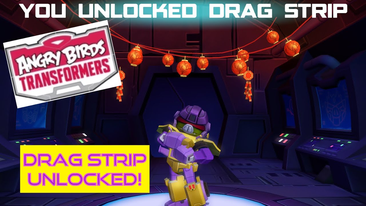DRAG STRIP UNLOCKED! - Angry Birds Transformers