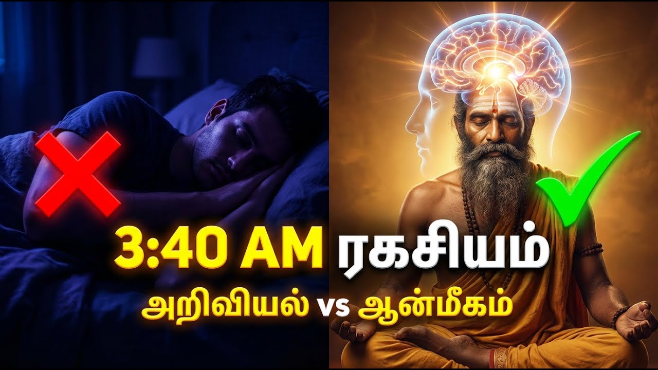 3:40 AM - சித்தர்கள் மறைத்த அந்த ரகசியம் என்ன? 👁️ | Science vs Spirituality | Arivu Kann