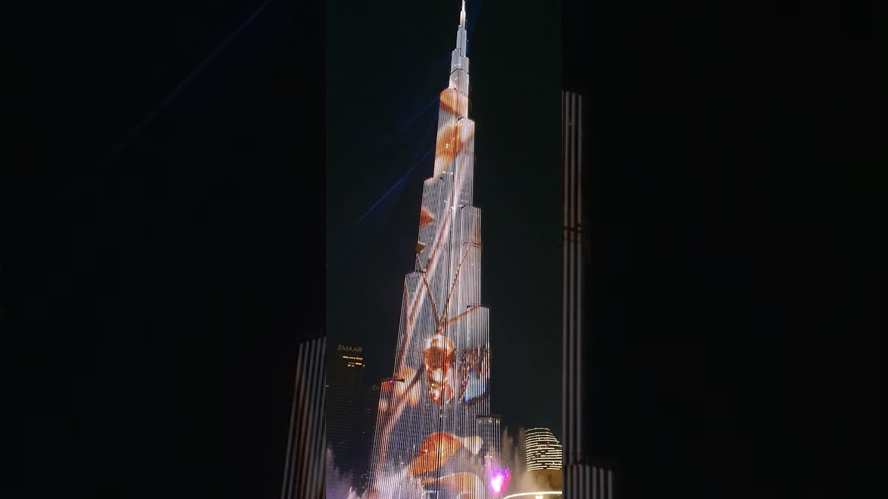 Burj Khalifa laser show 2023