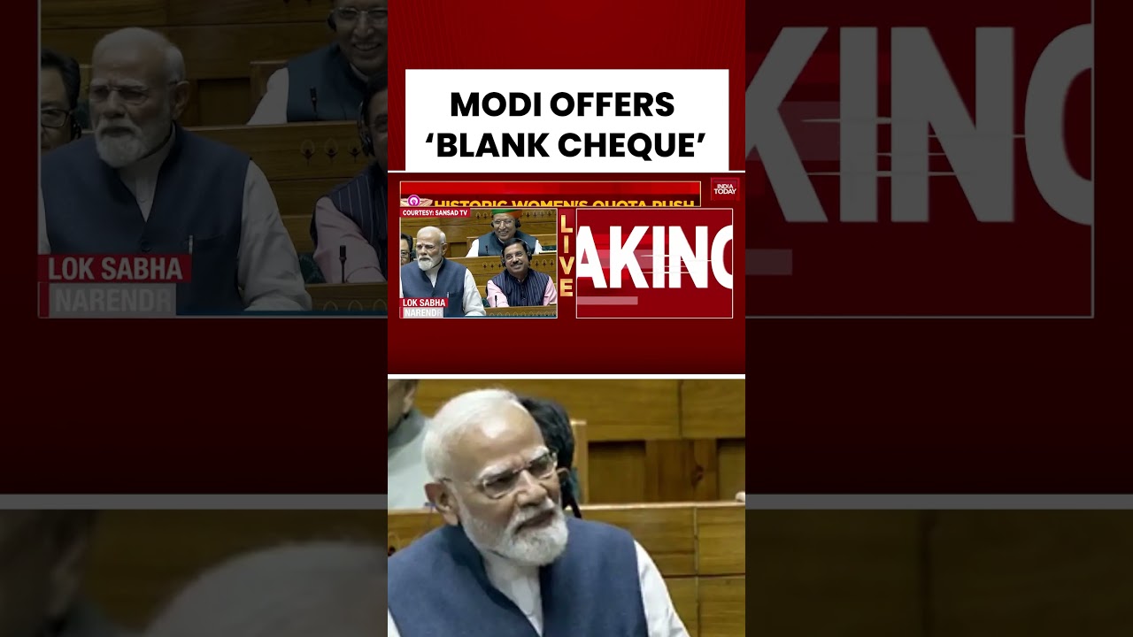 Women&rsquo;s reservation, Delimitation bills: PM Modi offers 'blank cheque' to opposition for credit