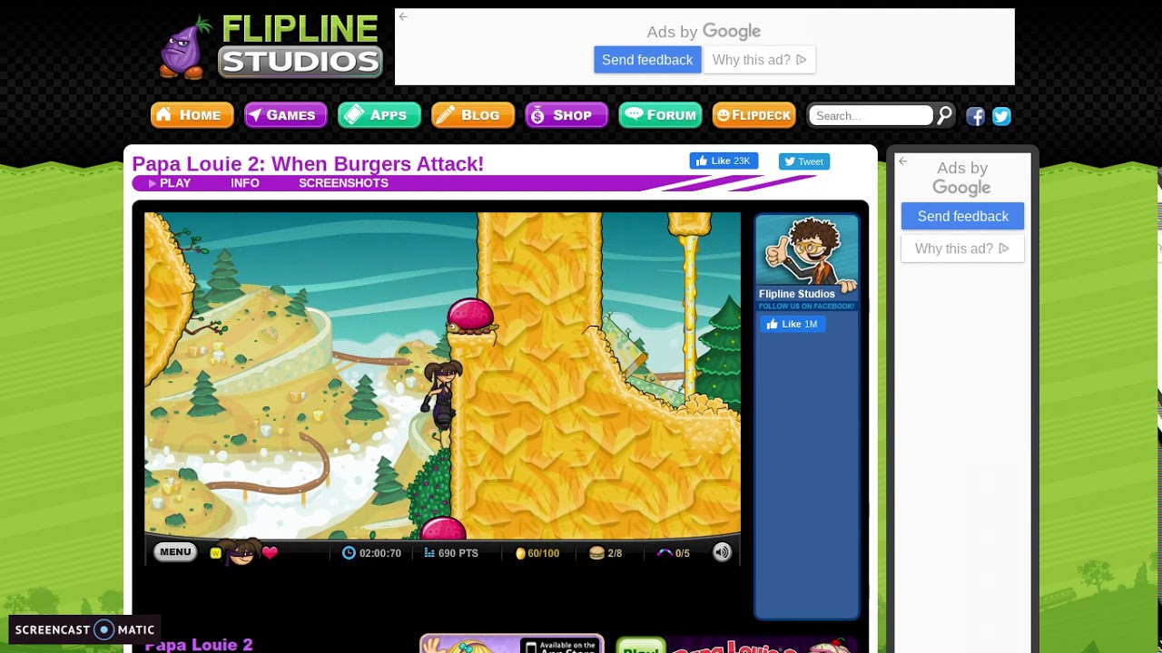Papa Louie 2: When Burgers Attack! Warp Key #30: Collecting all Coins