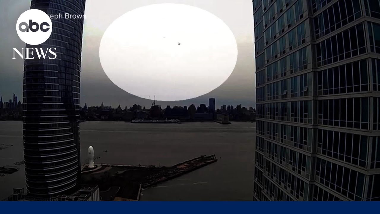 New video shows helicopter breaking apart before falling from sky, into Hudson River