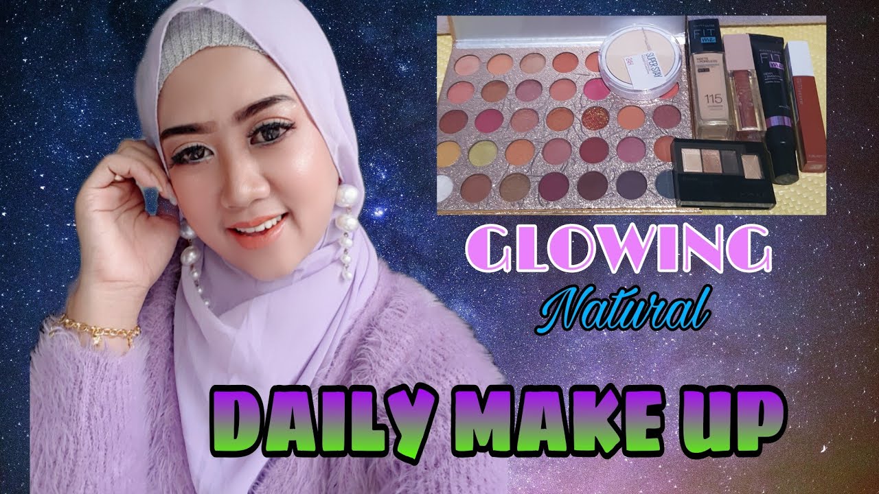 MAKE UP PERGI KONDANGAN//HIJAB GLOWING