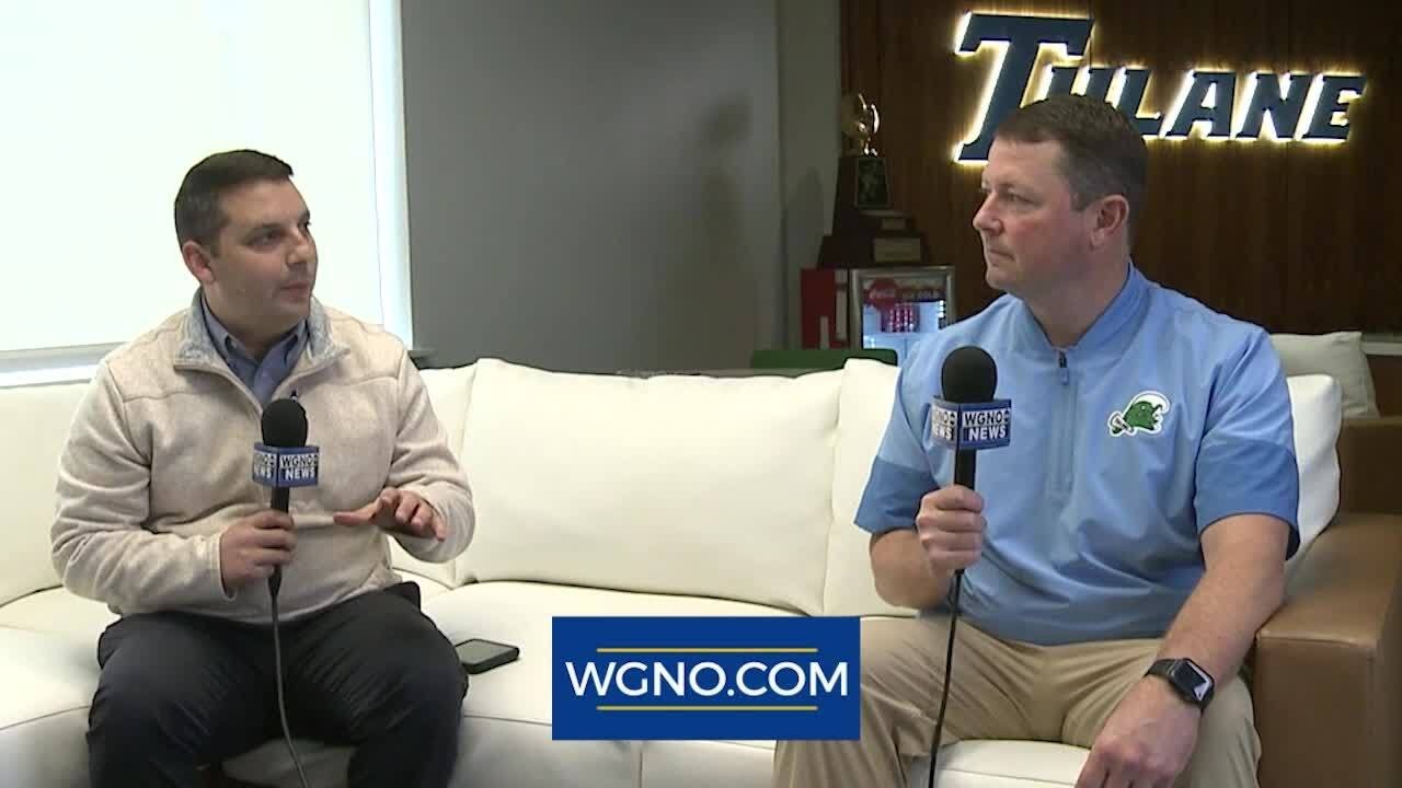 Will Hall discusses first recruiting class at Tulane and the Green Wave's quarterback situation