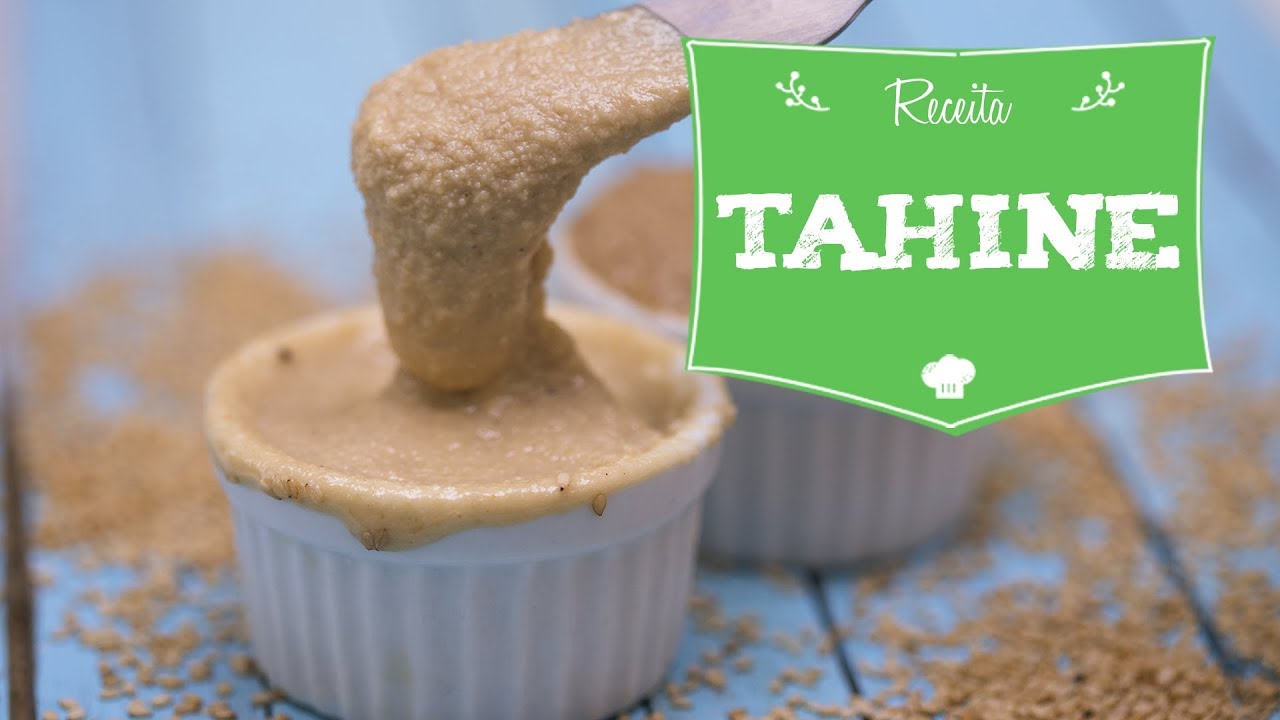 Receita de Tahine | Pasta de Gergelim