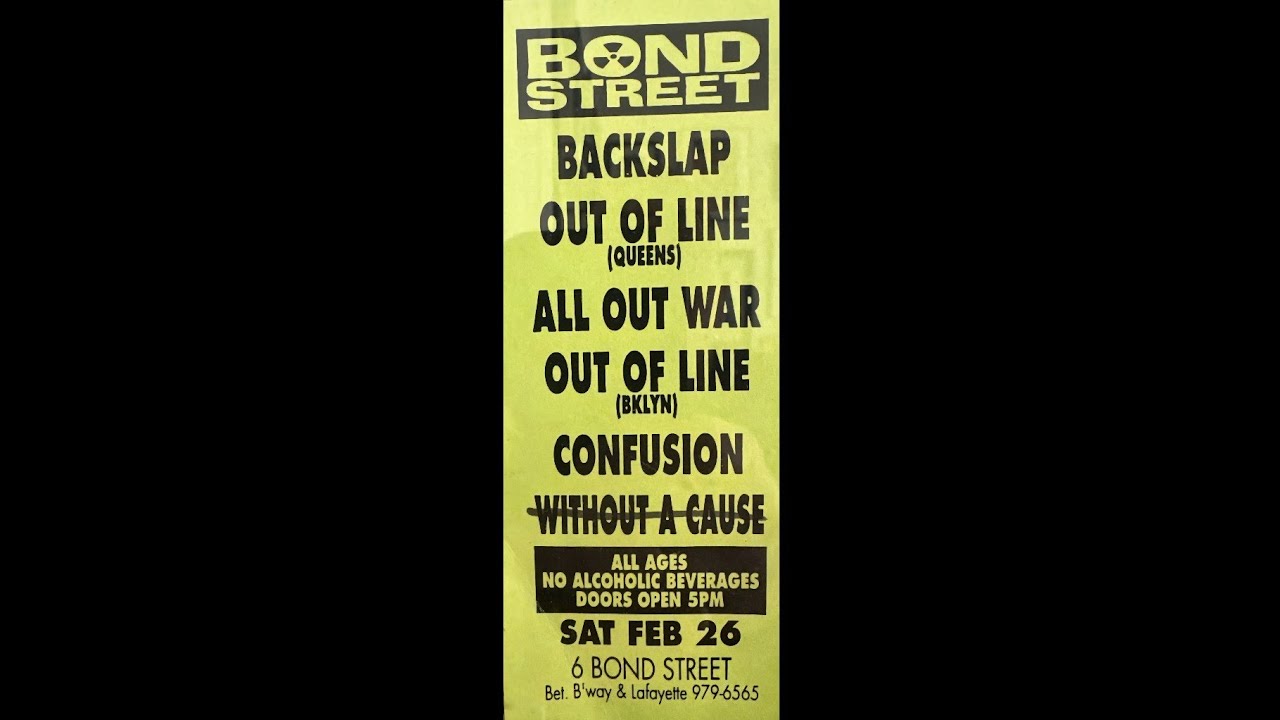Confusion - Live at Bond Street Cafe in NYC 2/26/94