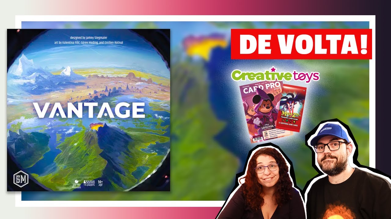 VANTAGE - a grande surpresa! + Creative Toys Metazoo e Revista Trading Card Pro