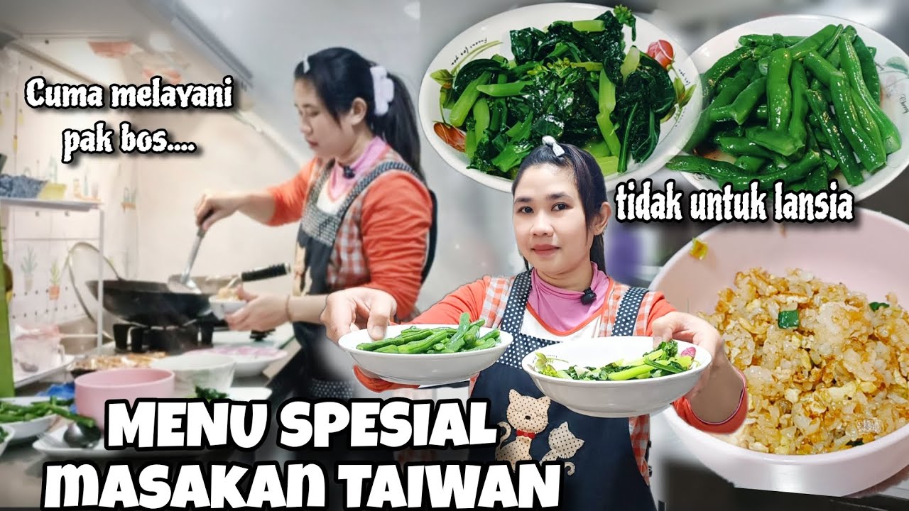 TIDAK UNTUK LANSIA‼️Menu Spesial Masakan Untuk Majikan 🇹🇼 Taiwan