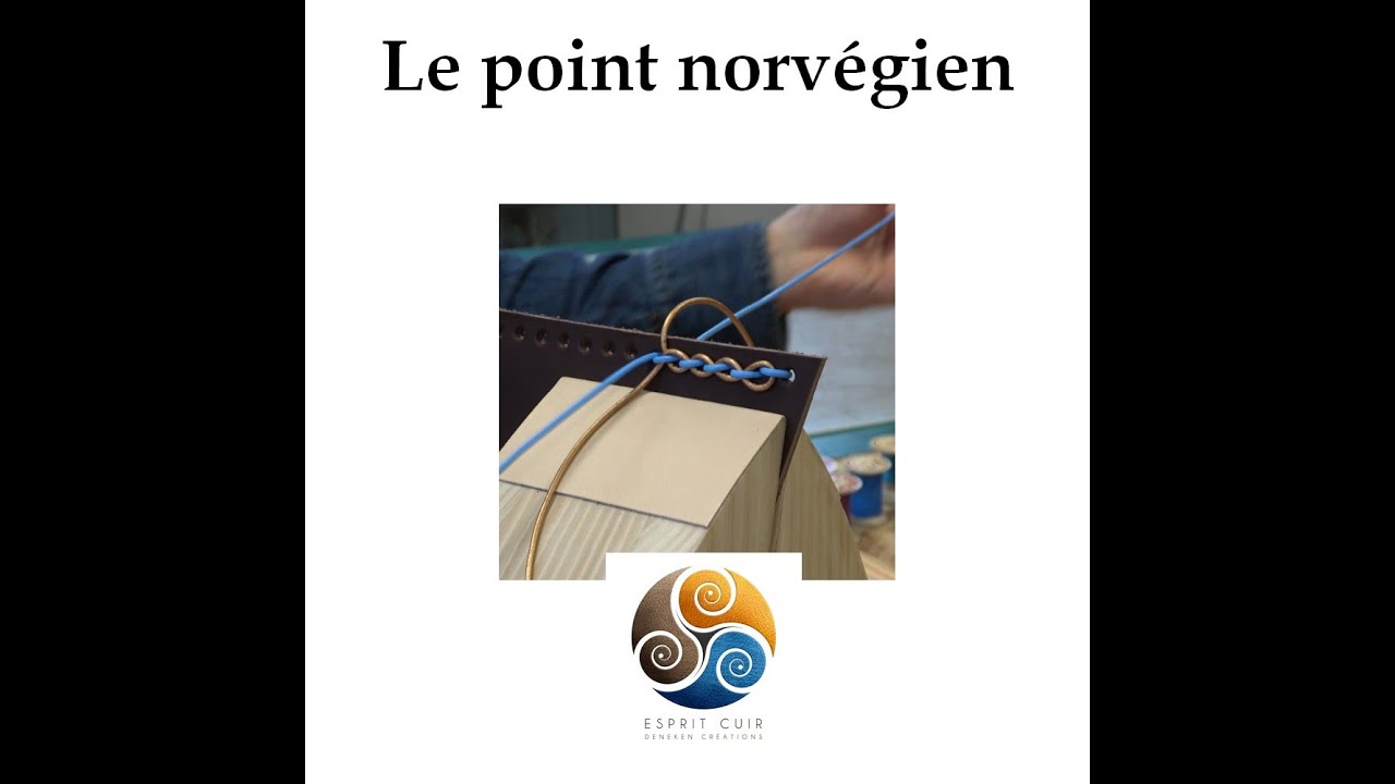 Le point norvégien  - sur une base de point sellier