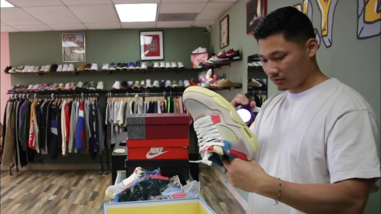 Customer tried to sell us fake Jordan 4 Unions!!!