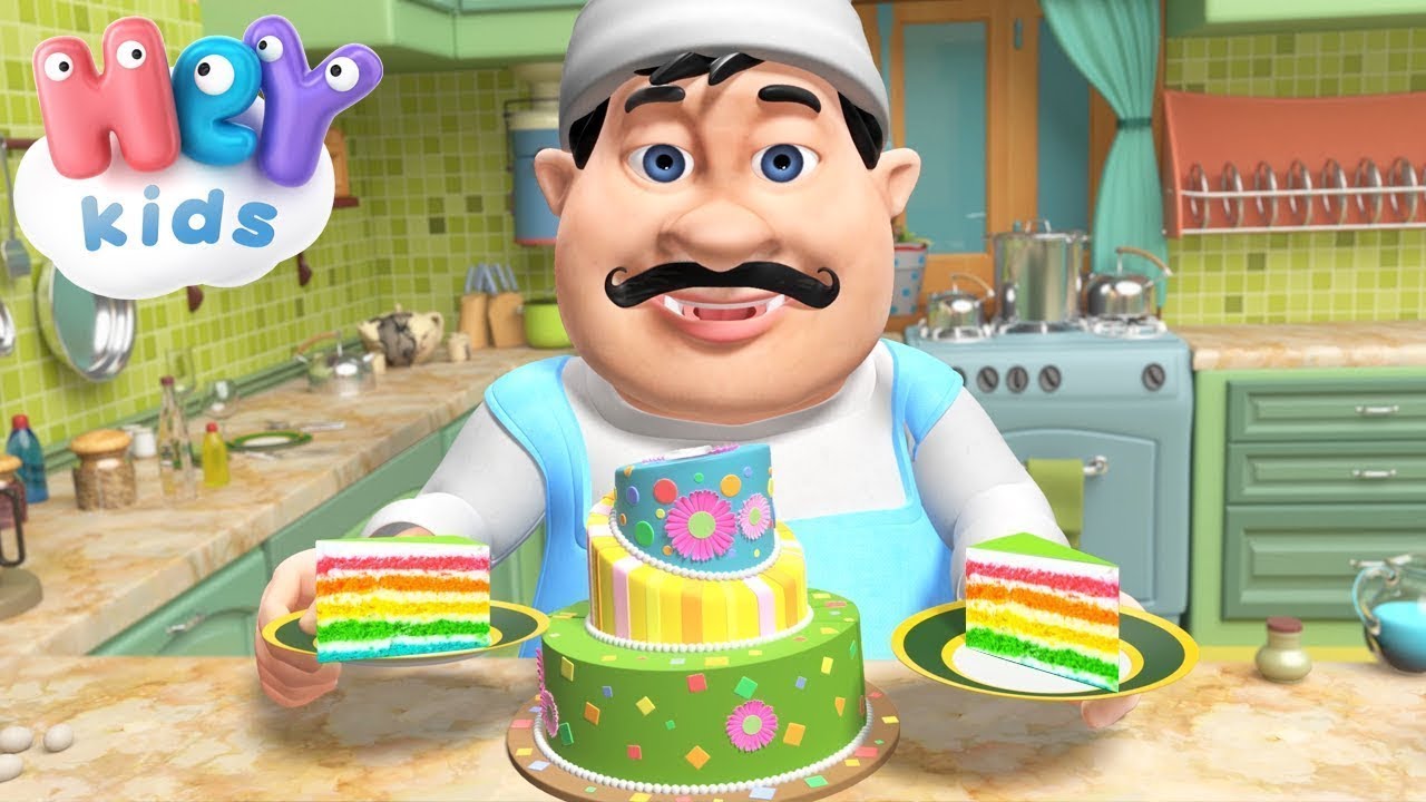 S&uuml;ss&ouml;n S&uuml;ss&ouml;n Cukr&aacute;sz &Uacute;r 🎂 🍰 Gyerekdalok Egybefűzve - HeyKids