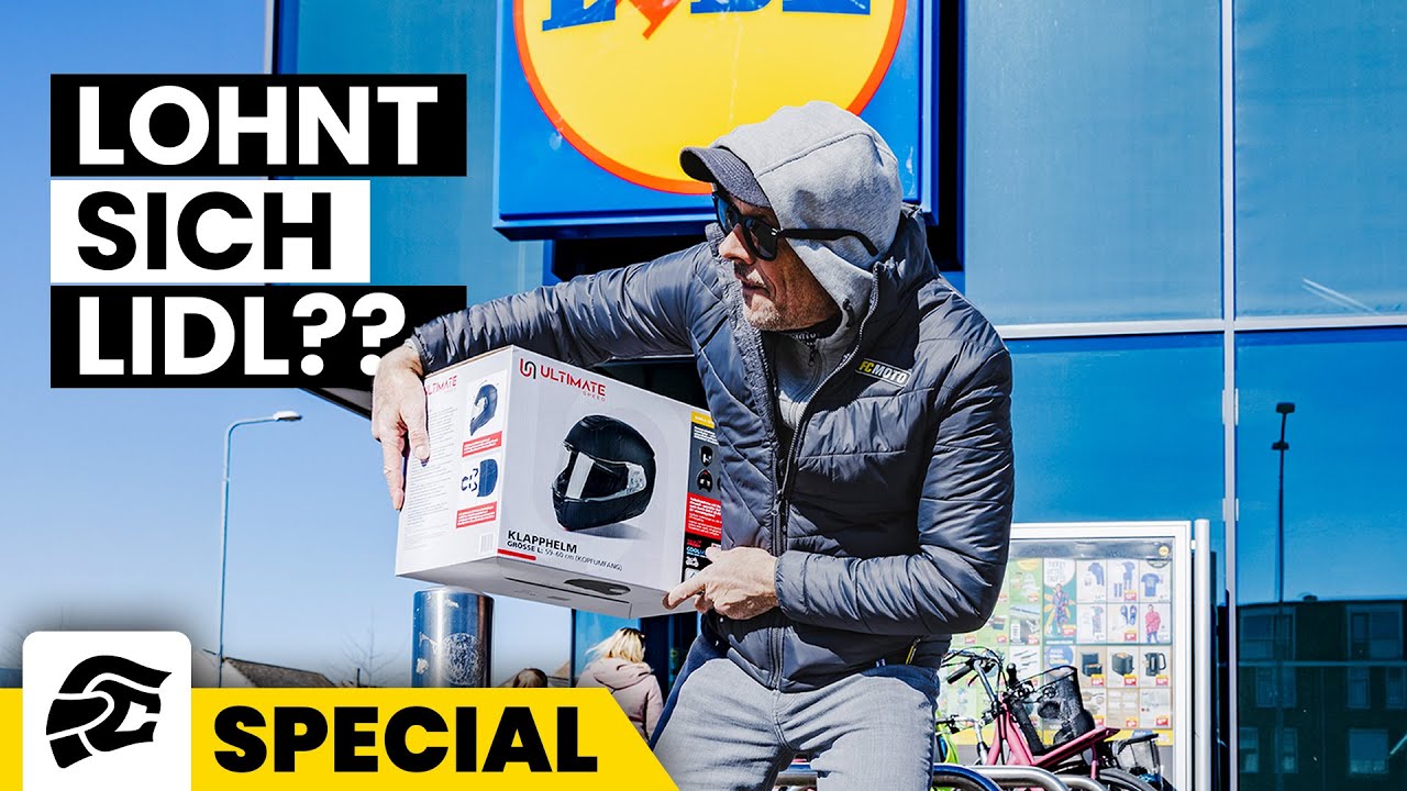 Discounter-Klapphelm für kleines Geld: Motorradhelm von LIDL im FC-Moto Kurztest