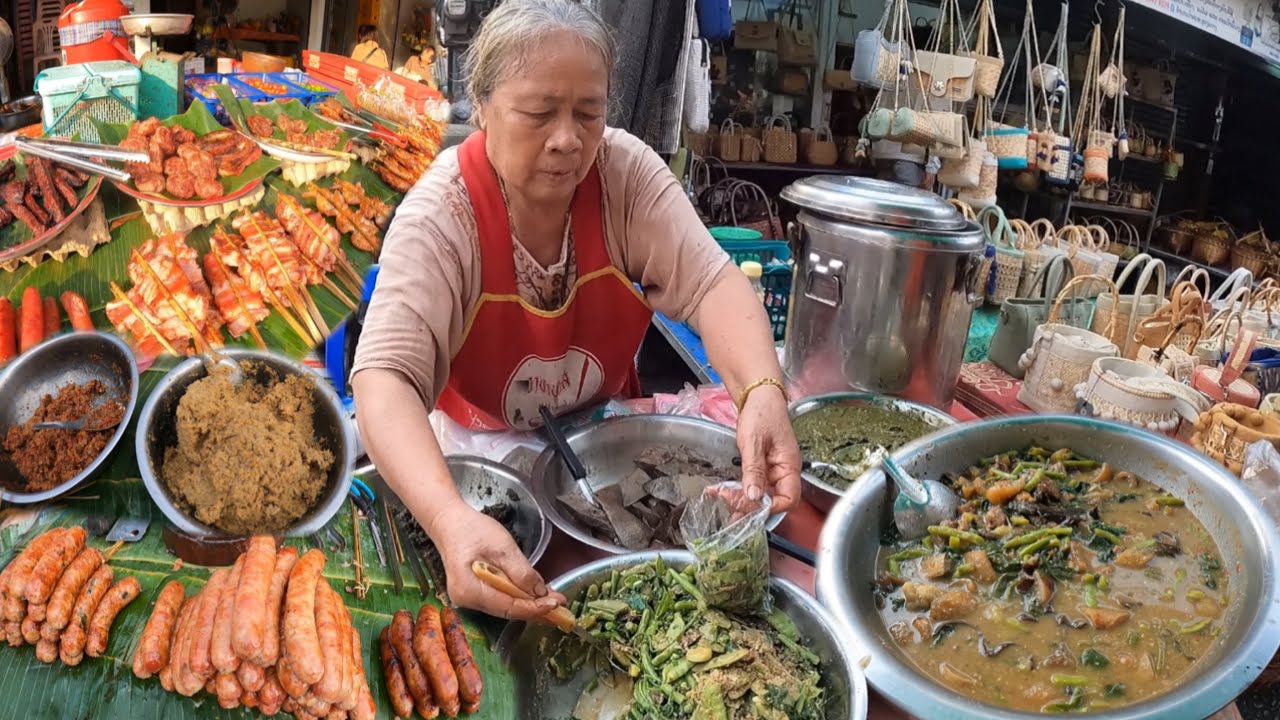 ອາຫານເຊົ້າທີ່ນະຄອນຫລວງພະບາງ2024/อาหารเช้าที่นครหลวงพระบาง2024/Lao breakfast in Luang Prabang 2024