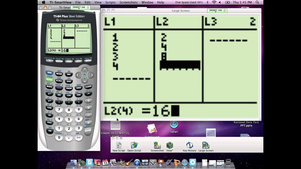 Plotting Points in TI 84