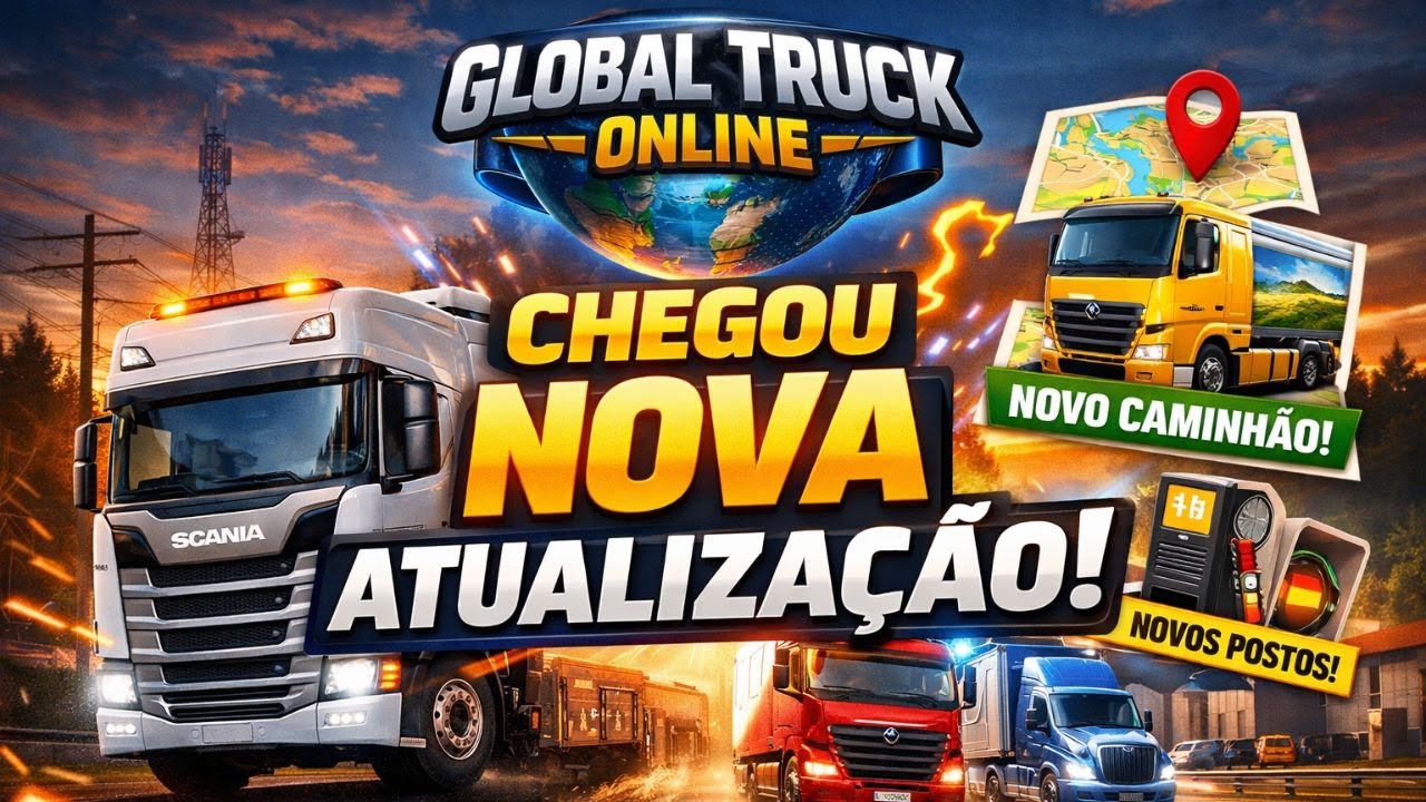 😍 ESPERANDO a ATUALIZAÇÃO do GLOBAL TRUCK ONLINE #livestream #etgamer #gto #globaltruckonline