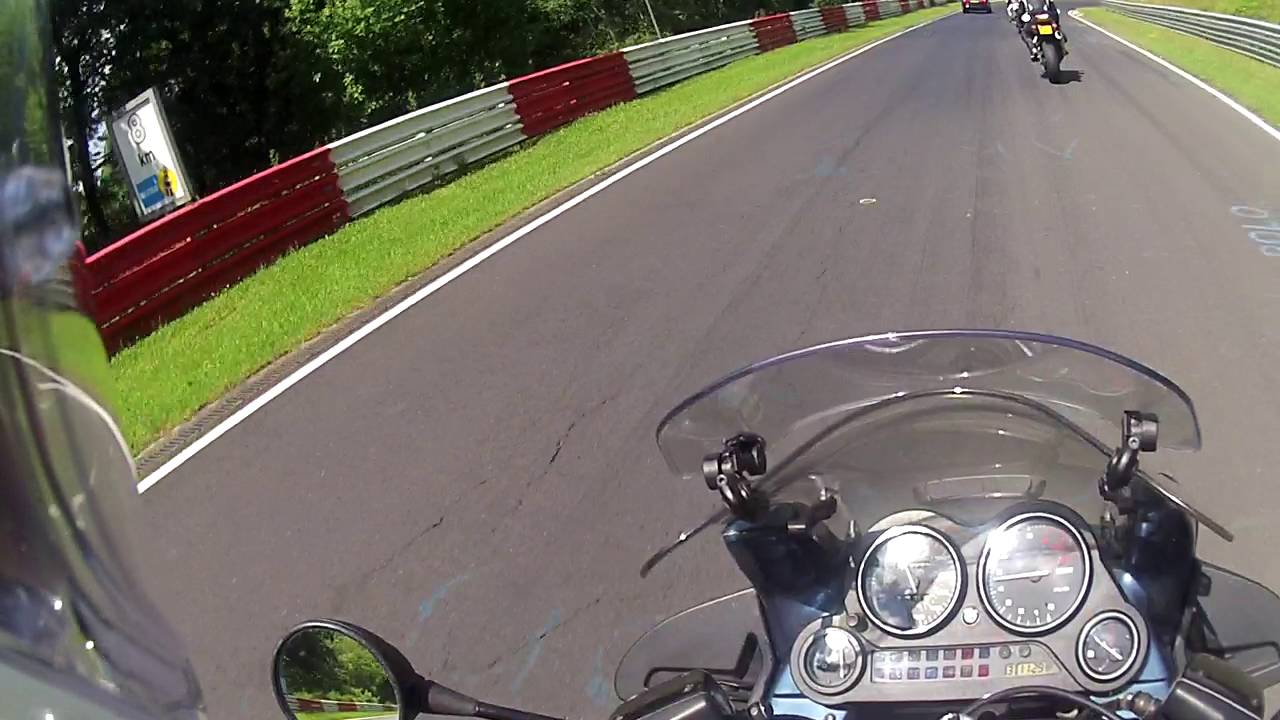 Nurburgring K1200RS (on board) following GSXR750 and R1